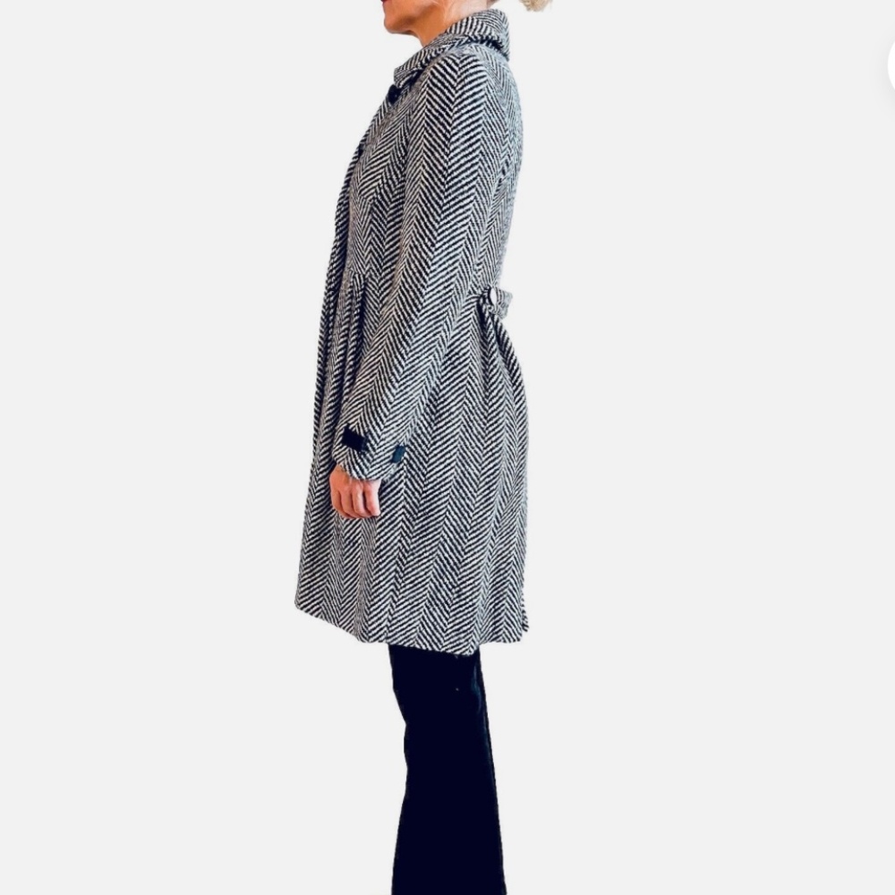 Robert Rodrigues Tweed Wool Coat, Size 2 View 6